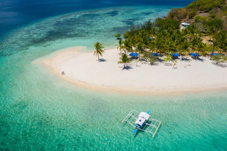 Tropical beach in Coron, Philippines